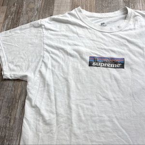supreme x patagonia t shirt